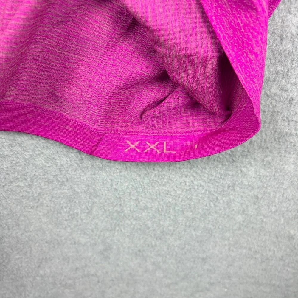 Lululemon Metal Vent Tech Shirt Mens XXL 2XL Fuchsia Pink Short Sleeve Gym Run